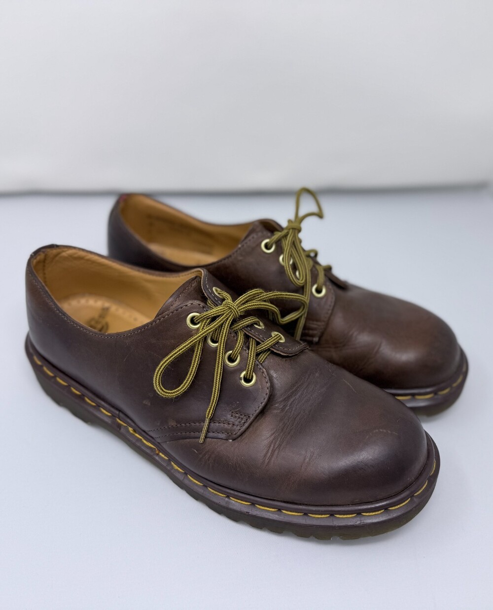 Vintage Dr. Martens 1561 Made in England Brown Leather Oxfords Men's US 10/UK 9